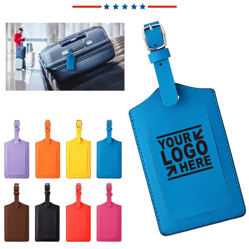 PU Leather Luggage Labels