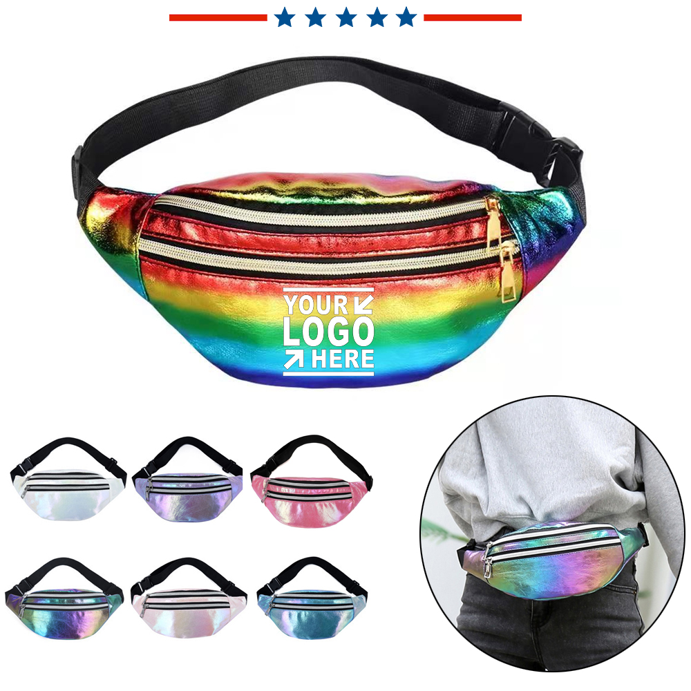 Shiny Holographic Fanny Bag