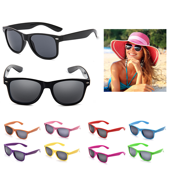 Neon Rubberized Sunglasses - Image 2