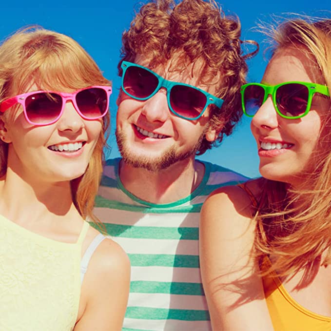 Neon Rubberized Sunglasses - Image 14