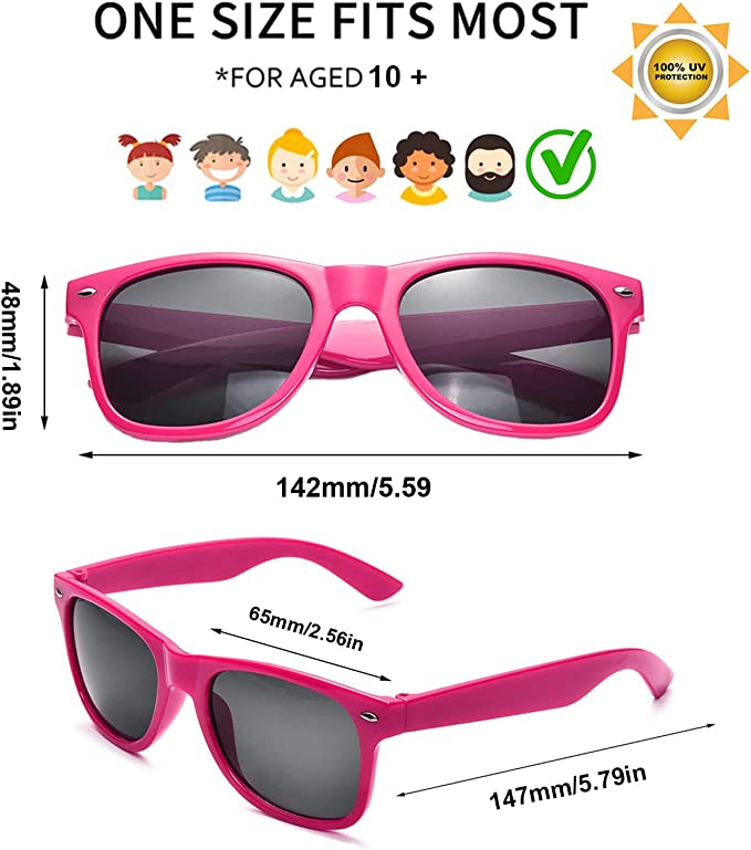 Neon Rubberized Sunglasses - Image 3