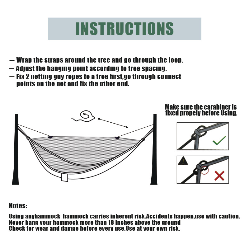 Portable Hammocks Camping Accessories - Image 4