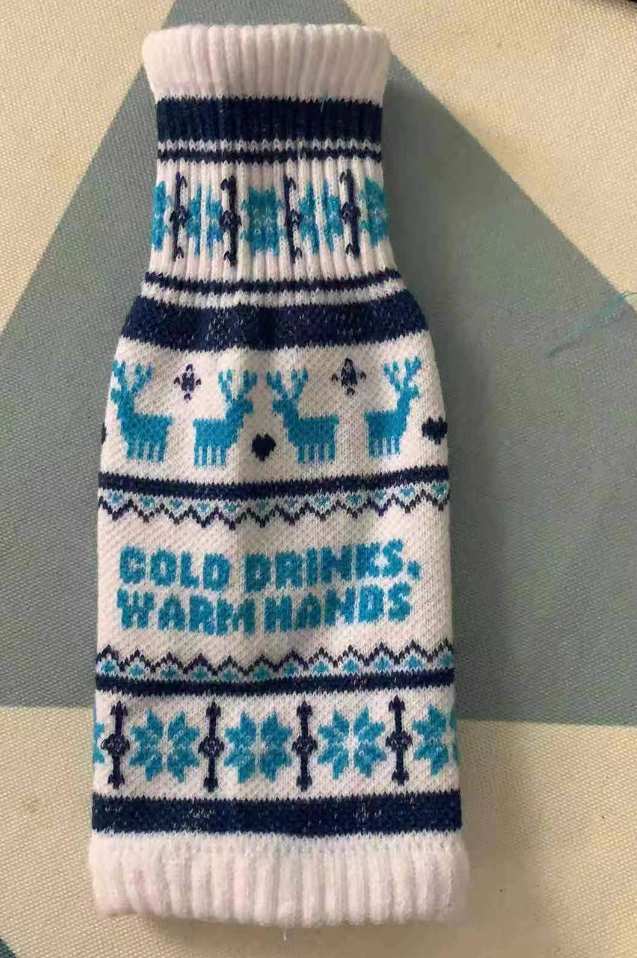 Knitted Beer Bottle Sleeve Sweater - Image 5