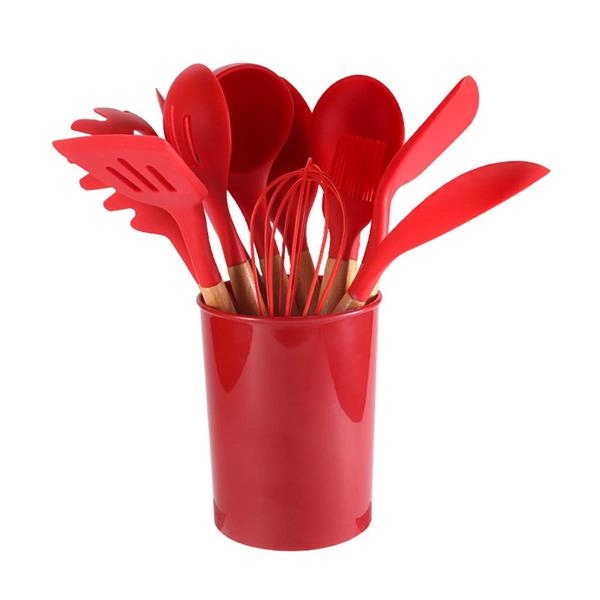 11 Pcs Silicone Cooking Utensils Kitchen Set - Image 8