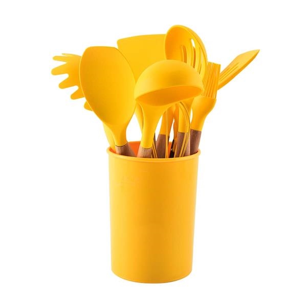 11 Pcs Silicone Cooking Utensils Kitchen Set - Image 9