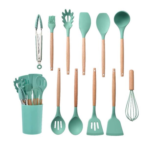11 Pcs Silicone Cooking Utensils Kitchen Set - Image 2