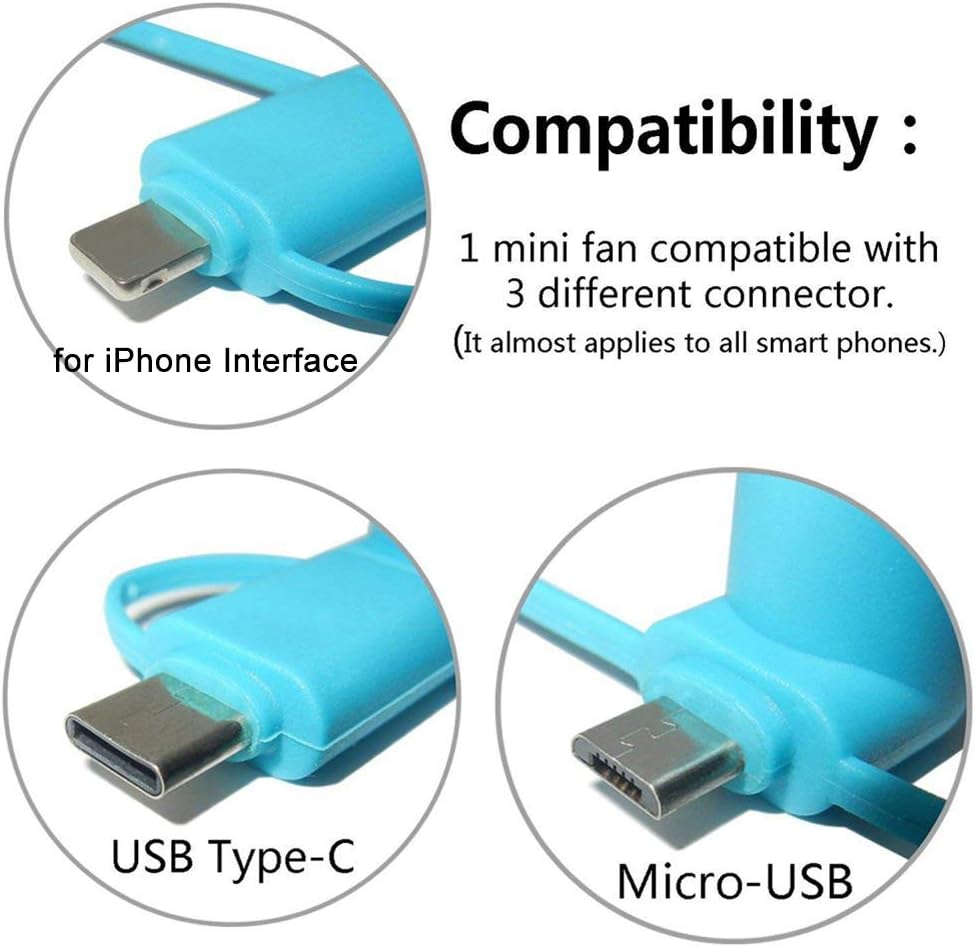 3 in 1 Mini Cellphone Fan - Image 7