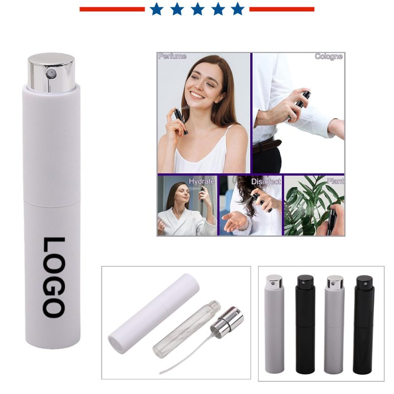 Portable perfume atomizer bottle
