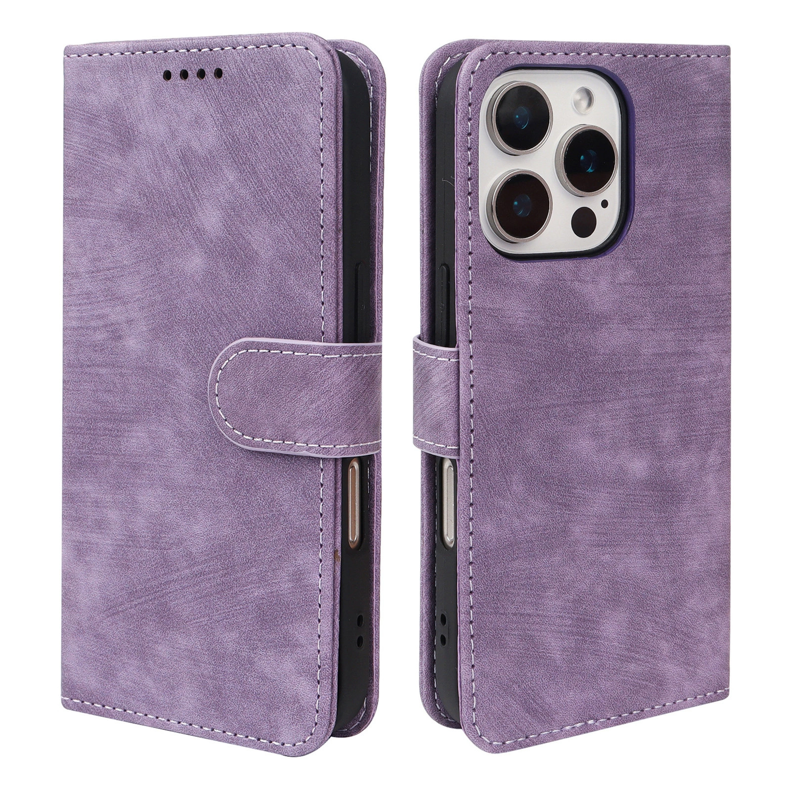 PU Card Holder Wallet Flip Phone Case - Image 4