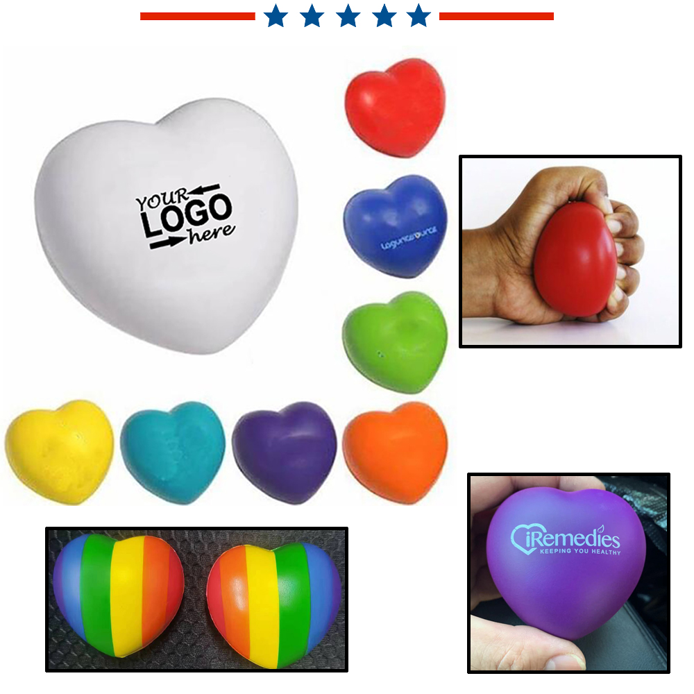 Heart-Shaped Stress Ball Toy