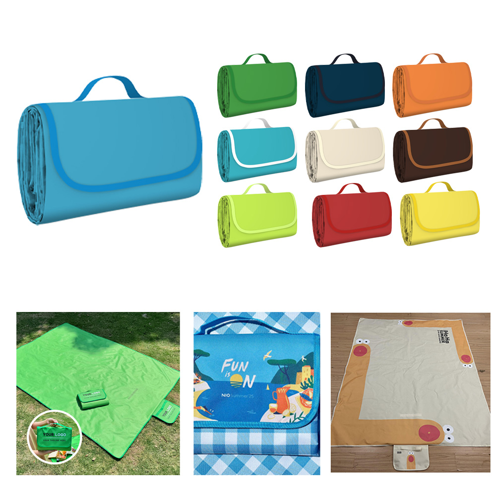 Foldable Roll Up Picnic Blankets - Image 2