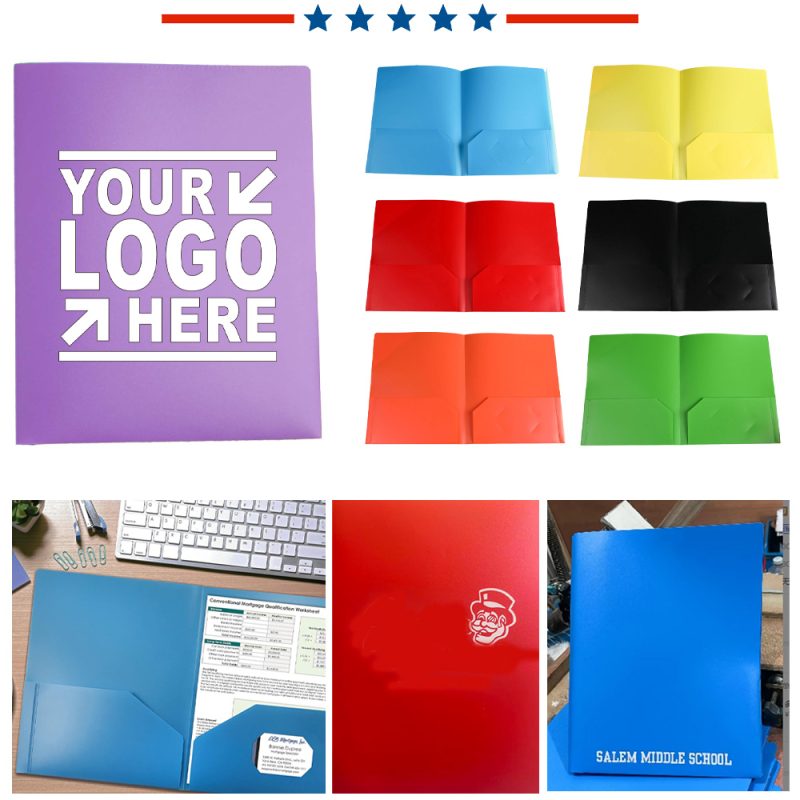 Plastic Folders with Pockets