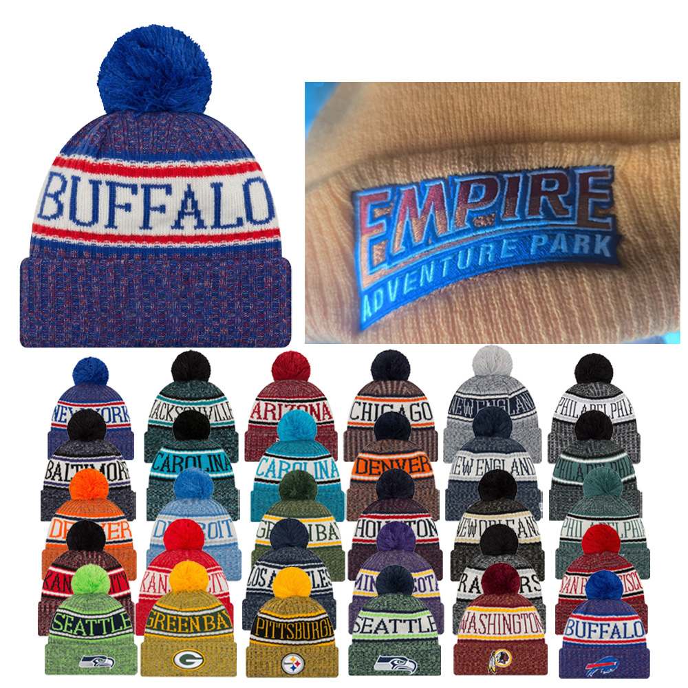 Sports Knit Beanie Hat - Image 2