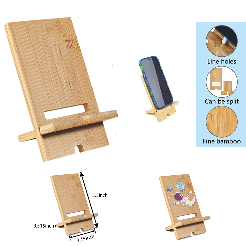 Bamboo phone stand holder - Image 2