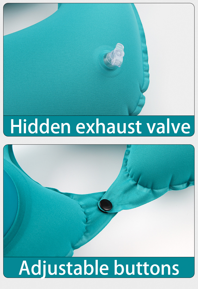 Inflatable Travel Neck Pillow - Image 16