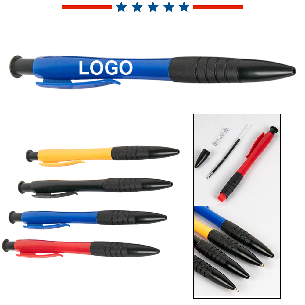 Push-button promotional ballpoint pen