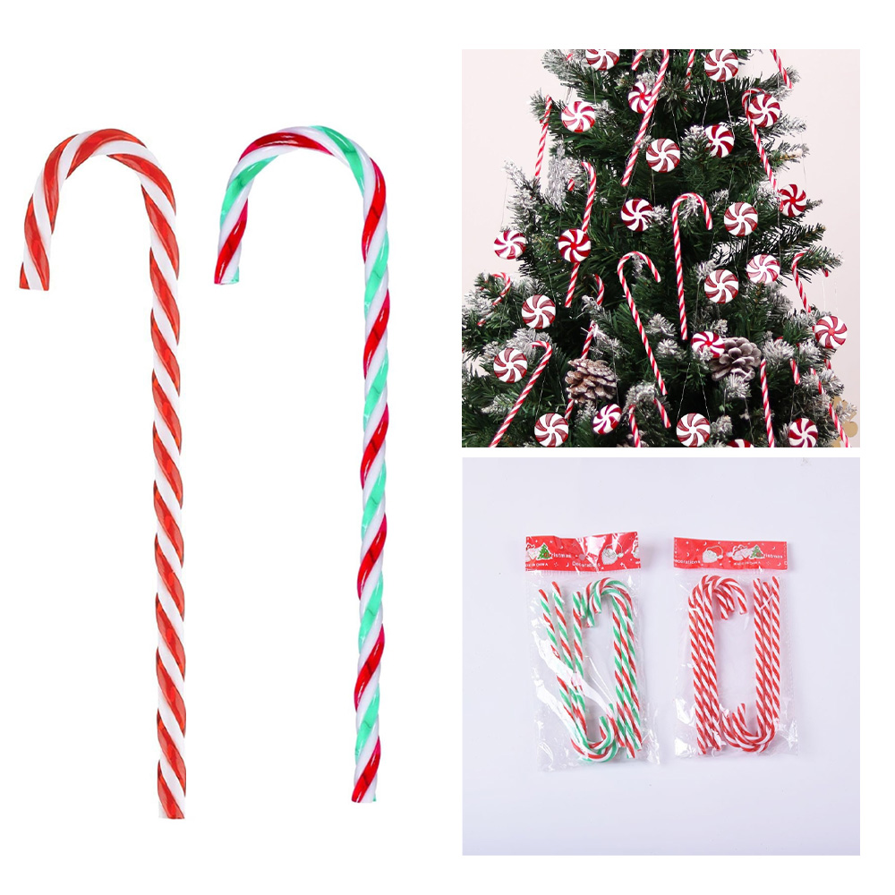 Christmas Plastic Candy Cane - Image 2
