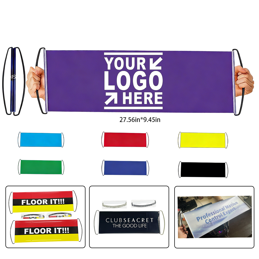 Custom Retractable Hand-held Banner - Image 2