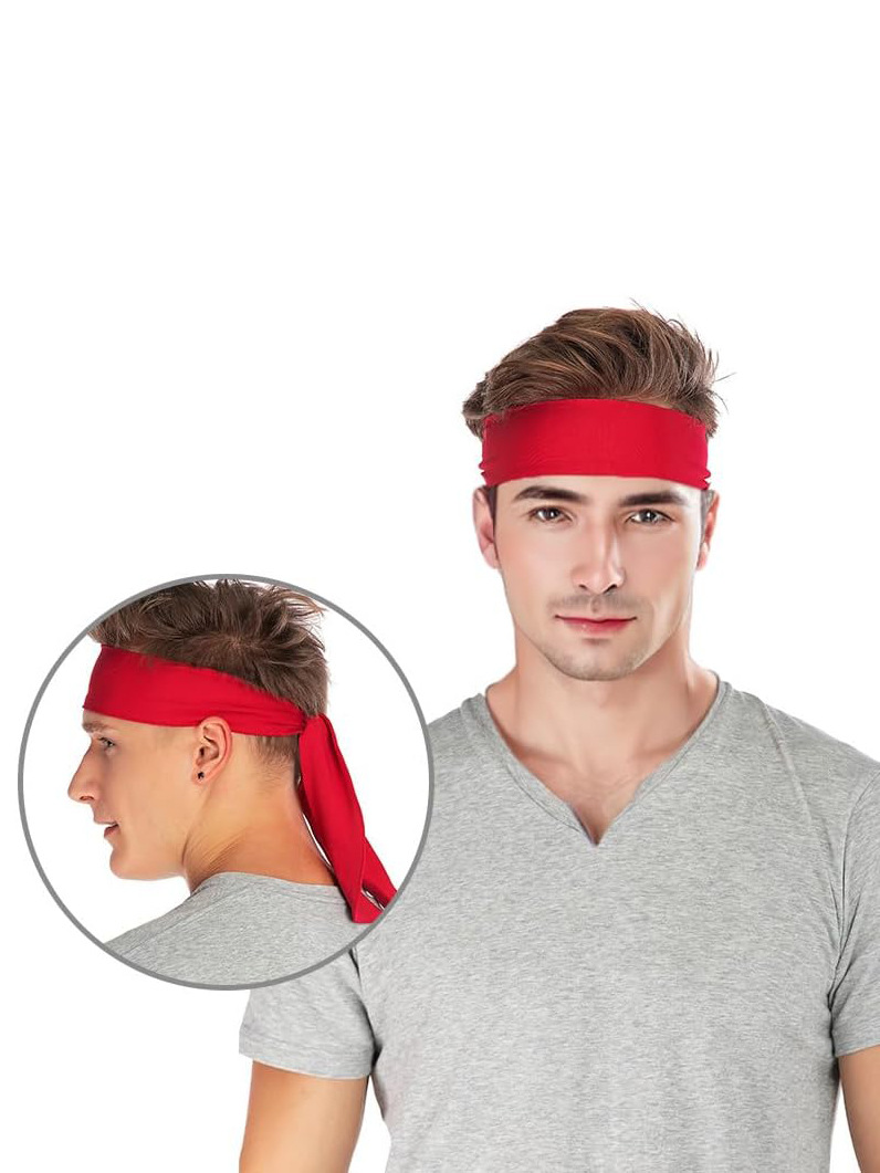 Adjustable Quick-Dry Tie-Up Headband - Image 3