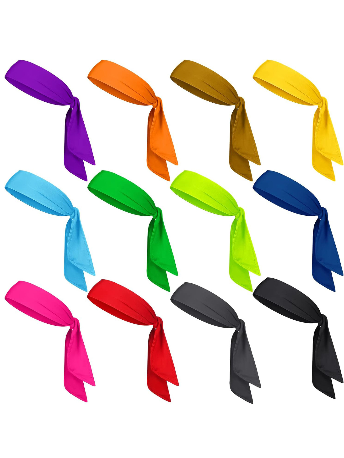 Adjustable Quick-Dry Tie-Up Headband - Image 5