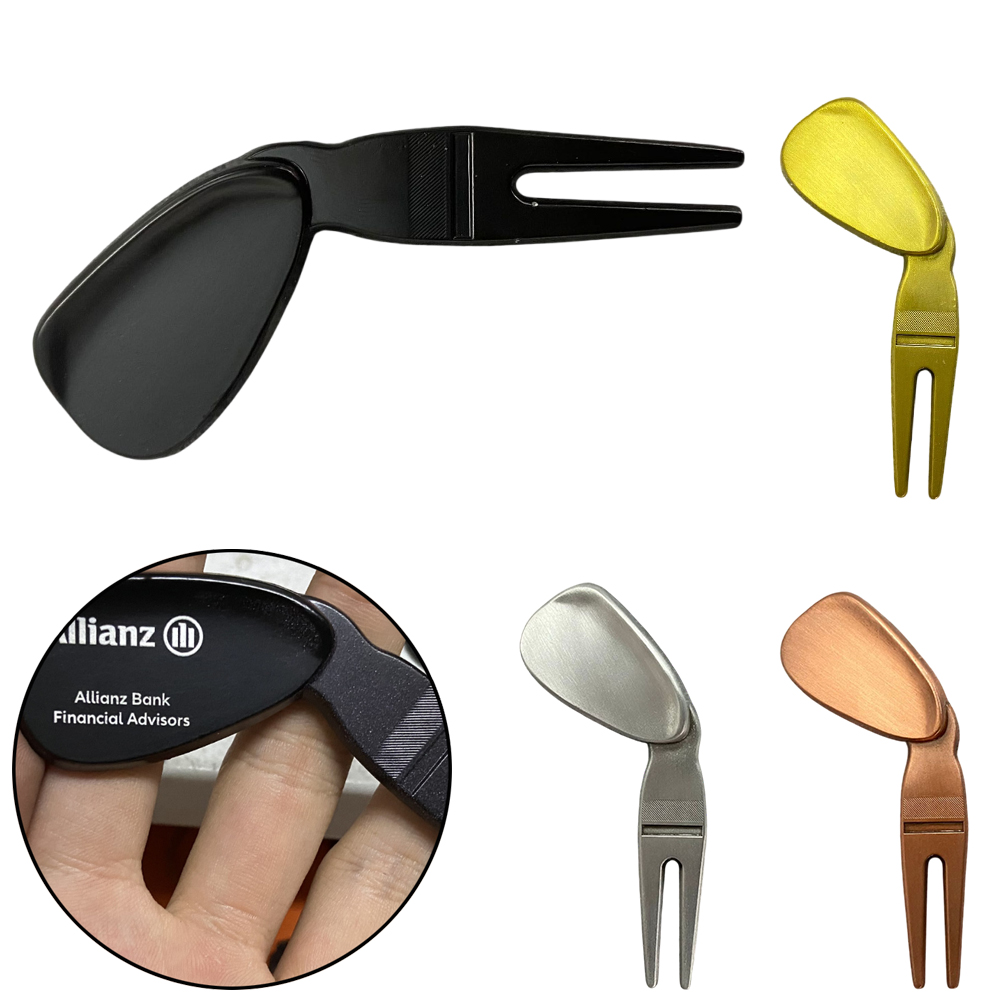 Golf-shaped golf divot tool - Image 2