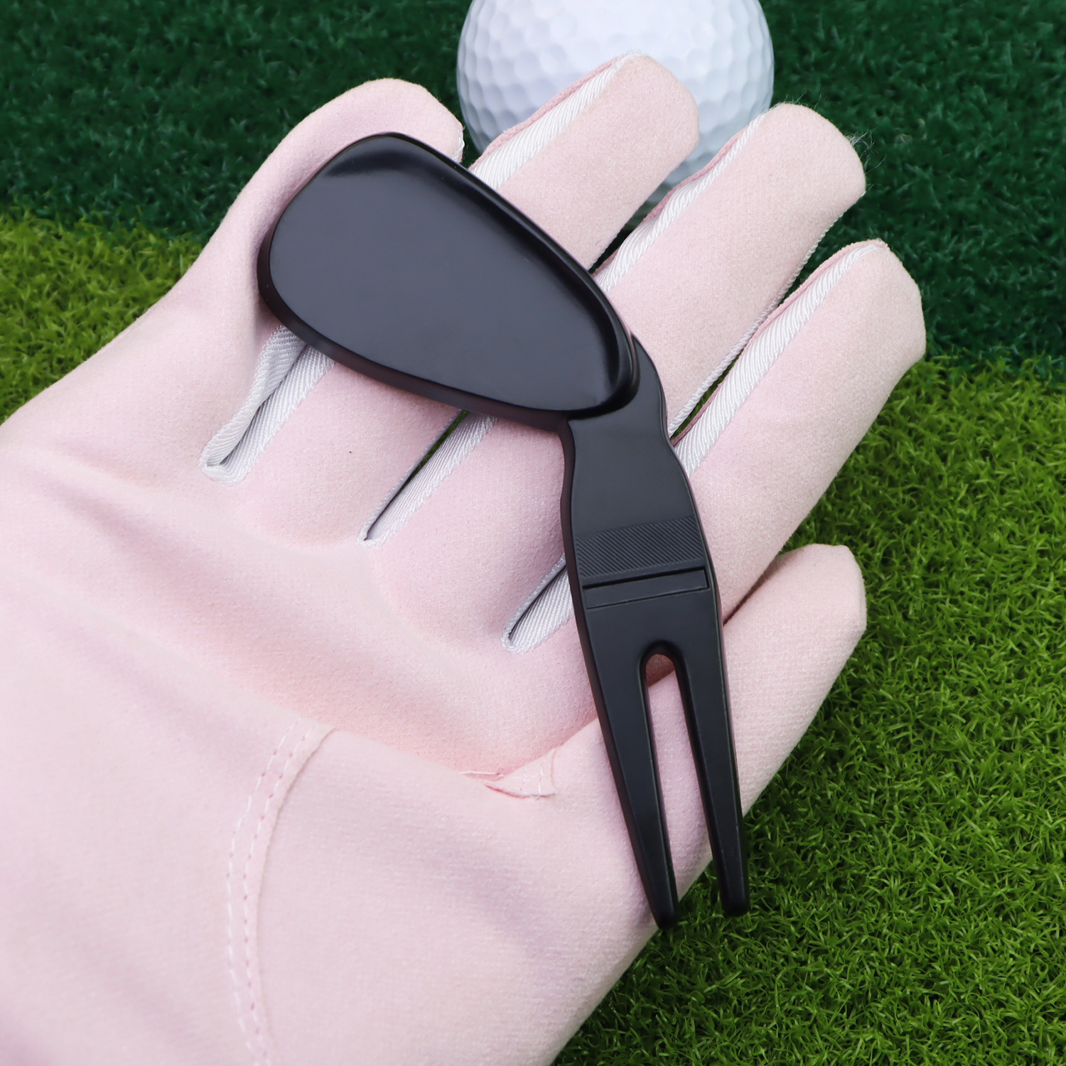 Golf-shaped golf divot tool - Image 4
