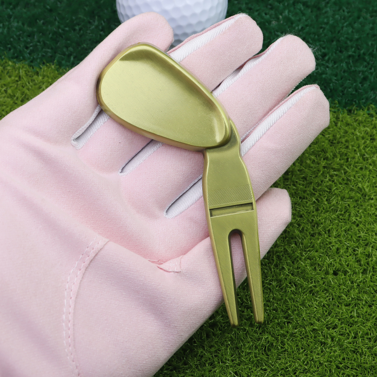 Golf-shaped golf divot tool - Image 7