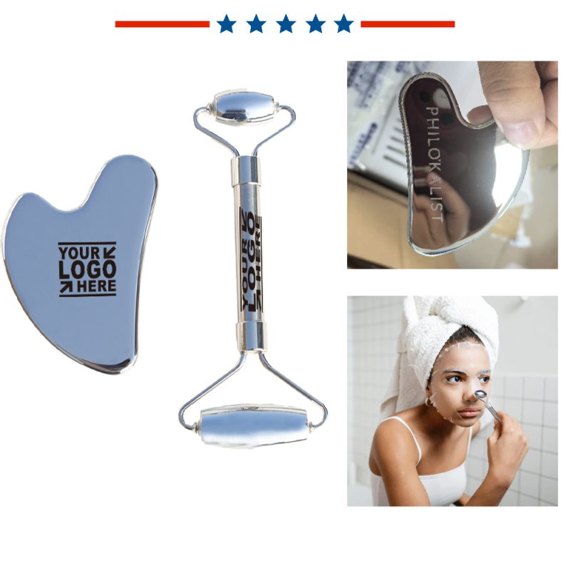 Gua Sha and Face Roller Set