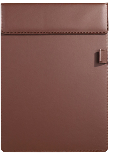 A4 Letter Size PU Leather Clipboard with Pen Loop & Magnetic Clip - Image 6