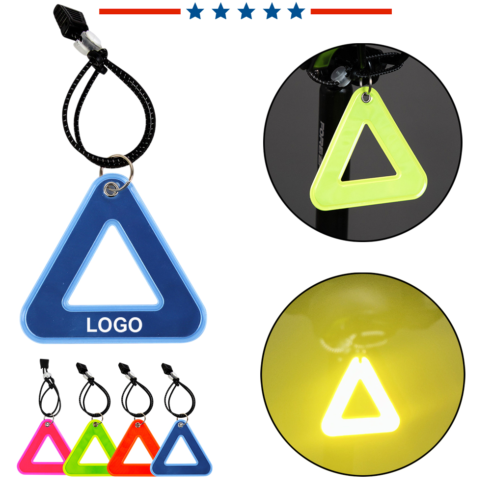 Small Hanging Reflective Triangle Sign