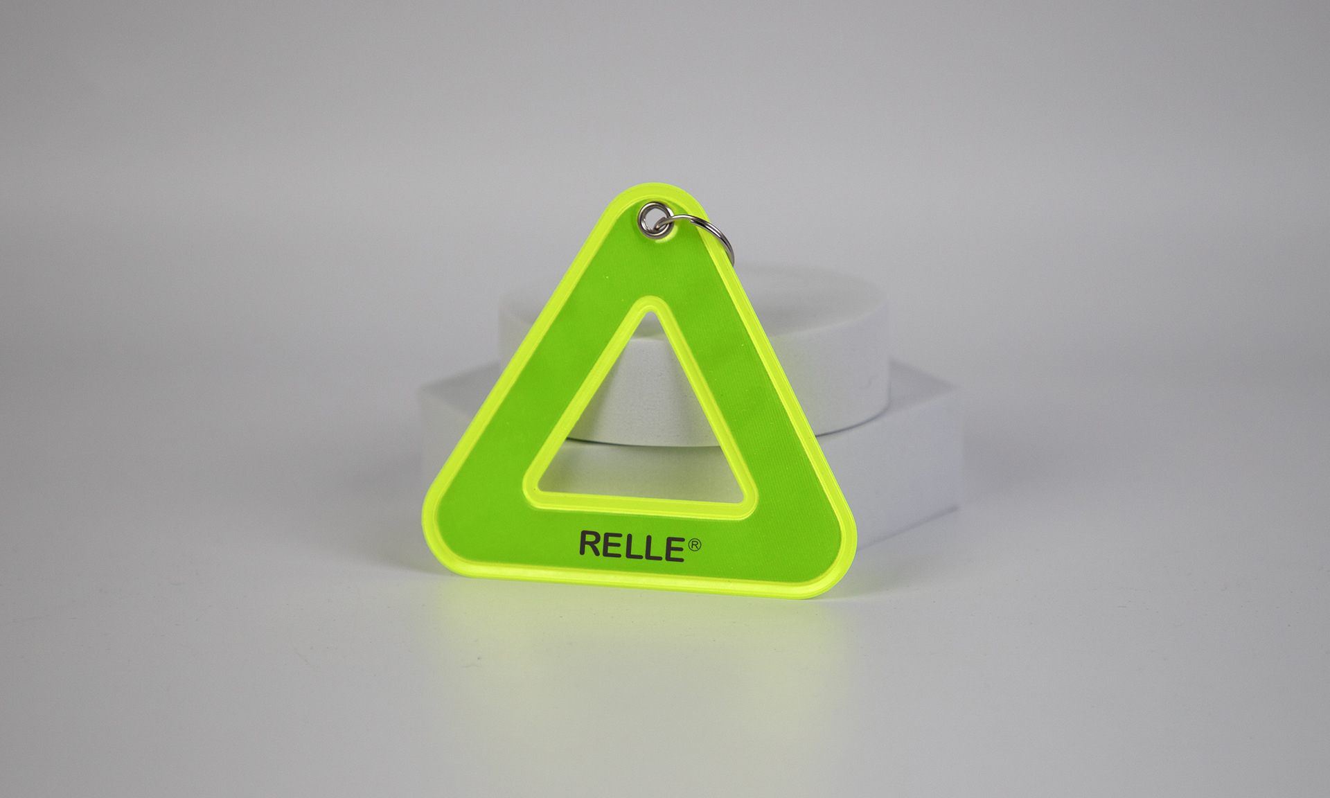 Small Hanging Reflective Triangle Sign - Image 6