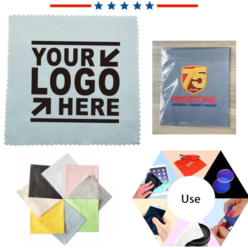 Custom microfiber cleaning cloth