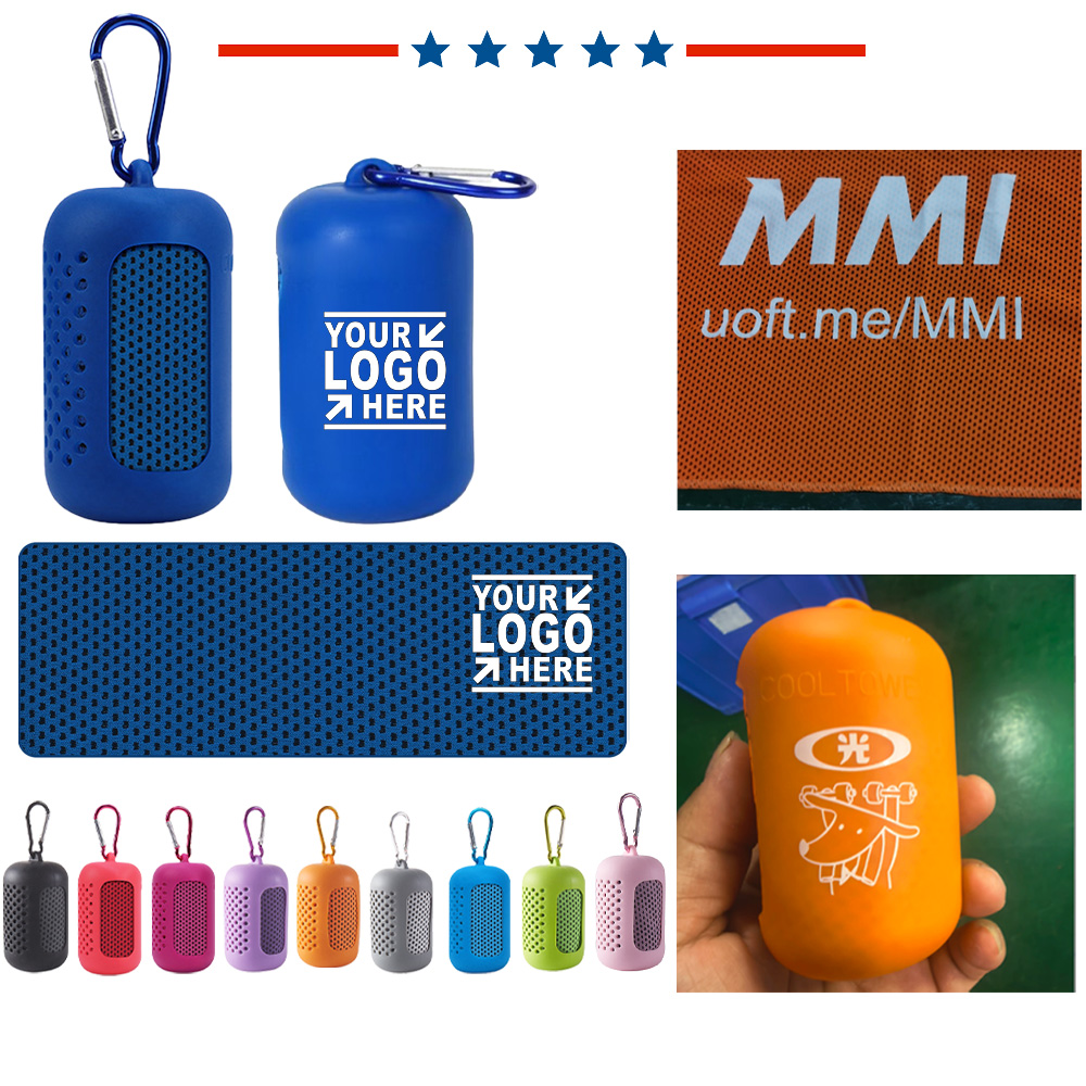 Cooling Towel with Silicone Case