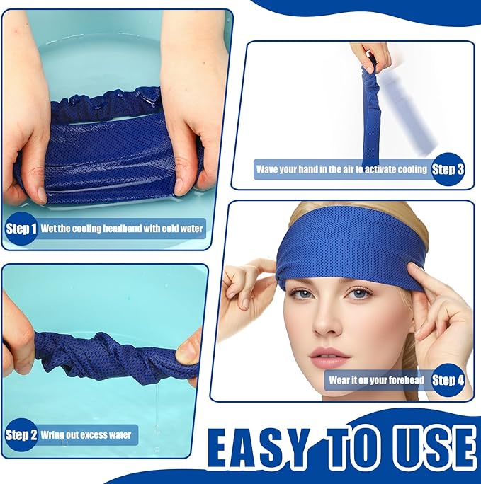 Cooling Sports Headbands for Women&Men - Image 3