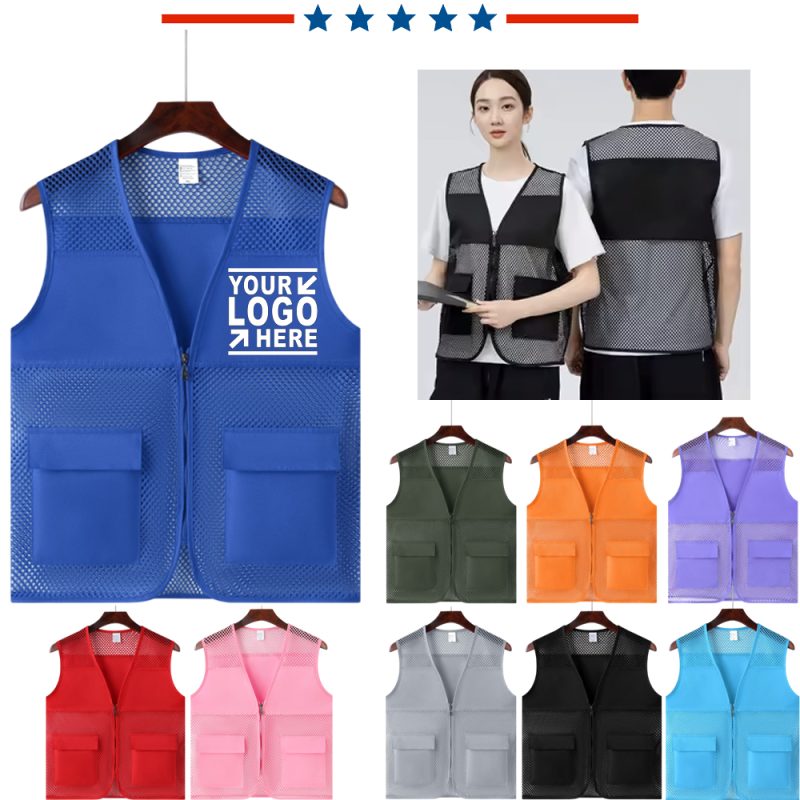 Mesh safety vest