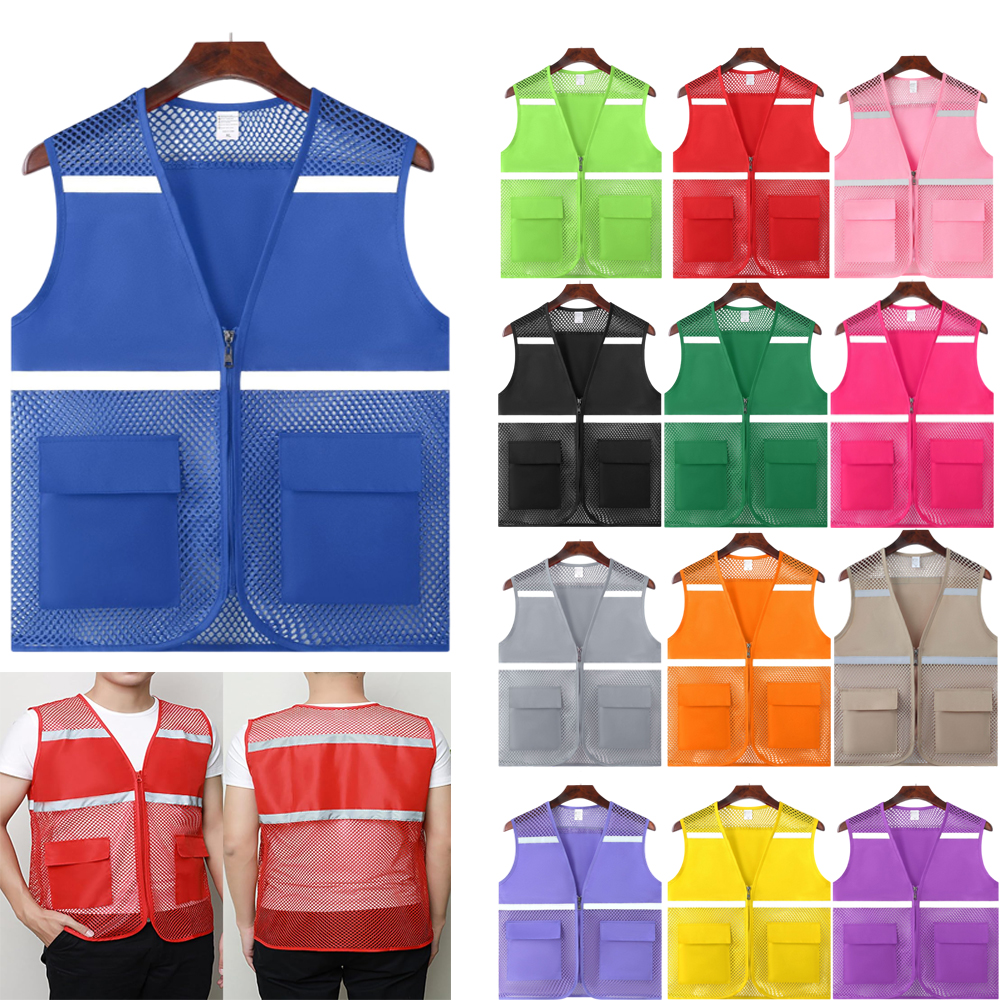Reflective mesh safety vest - Image 2