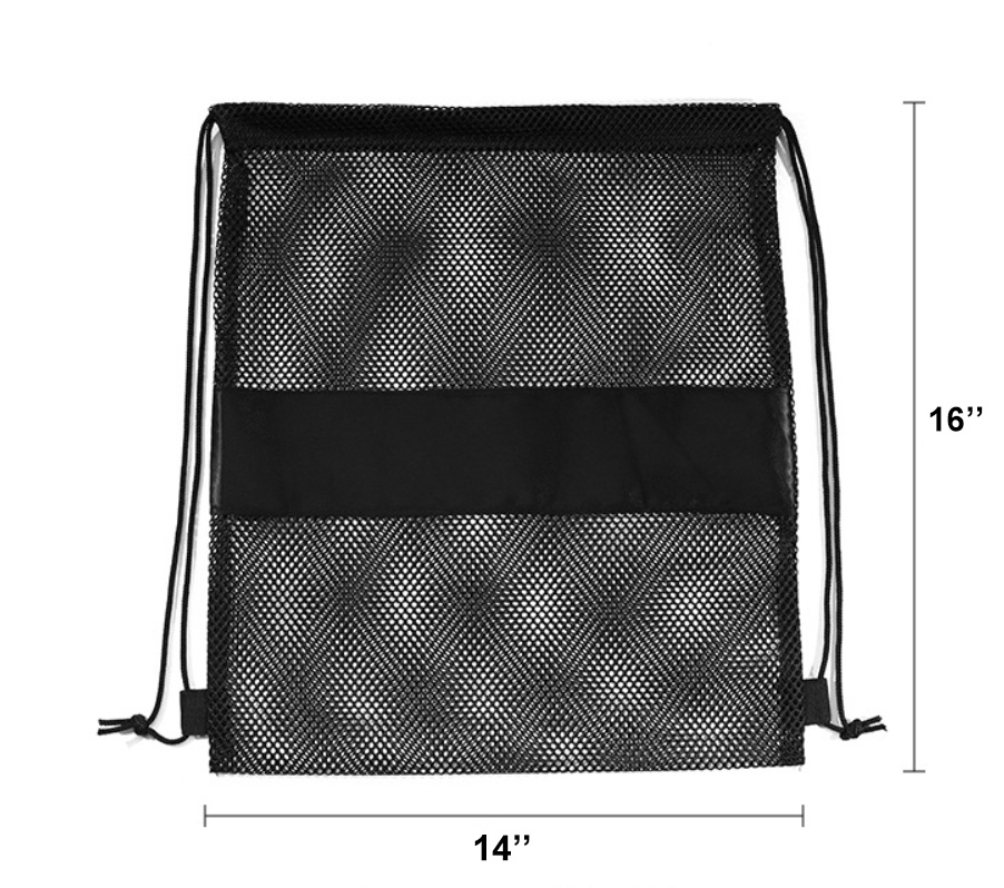 Drawstring Mesh Backpack - Image 3