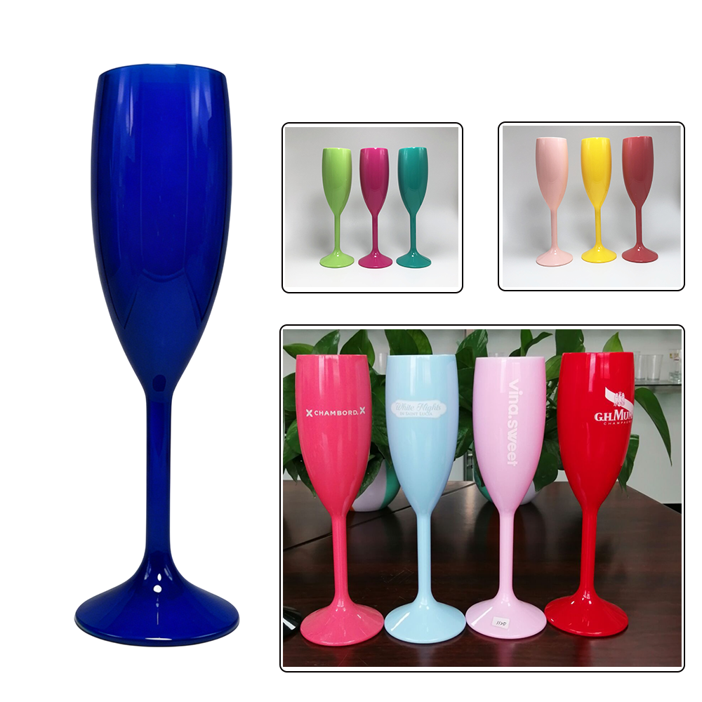 6oz Plastic Champagne Flute - Image 2