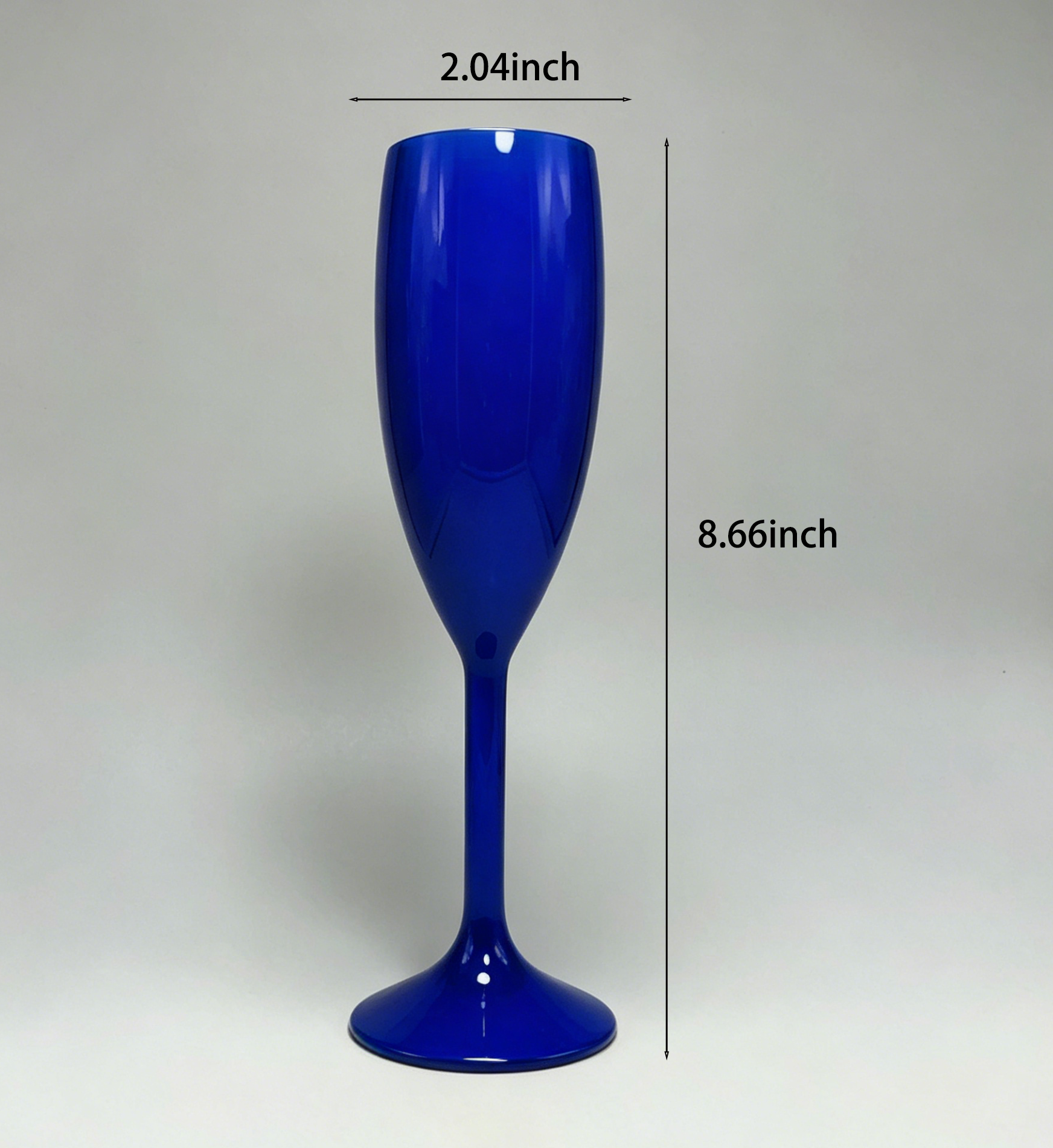 6oz Plastic Champagne Flute - Image 3
