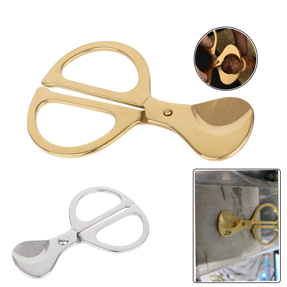Stainless Steel Cigar Scissors - Image 2