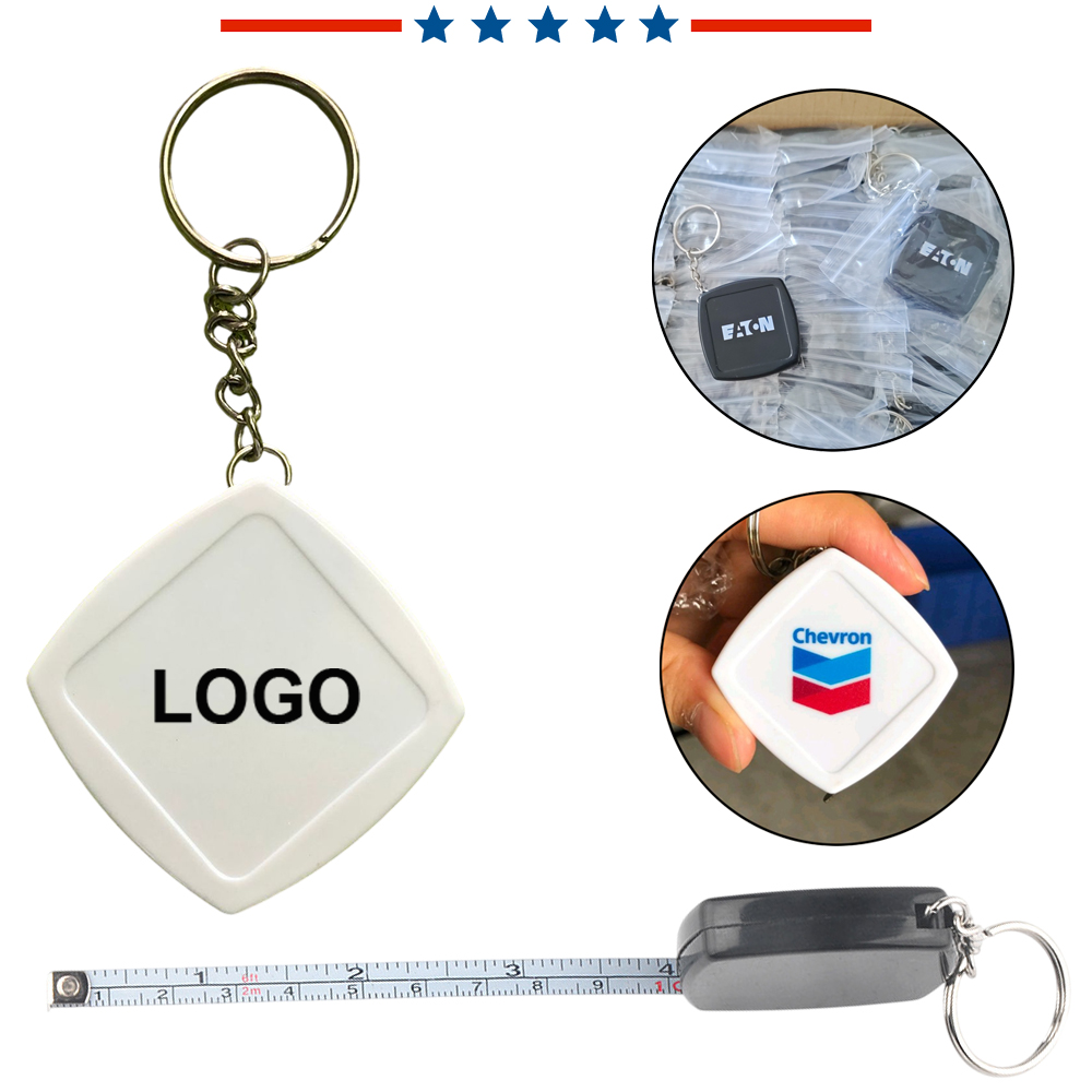 6ft Mini Tape Measure with Keychain