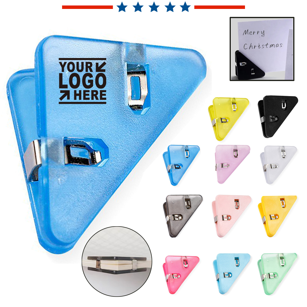Colorful 90-Degree Triangular Corner Paper Clip