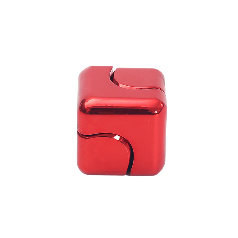 Metal Cube Fidget Spinner Toy - Image 4