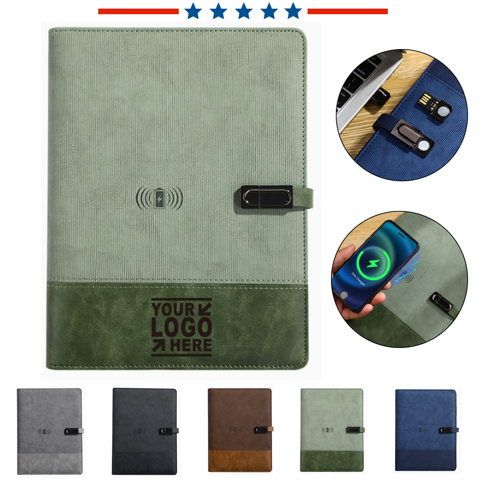 Wireless Charging USB Flash Drive Notebook