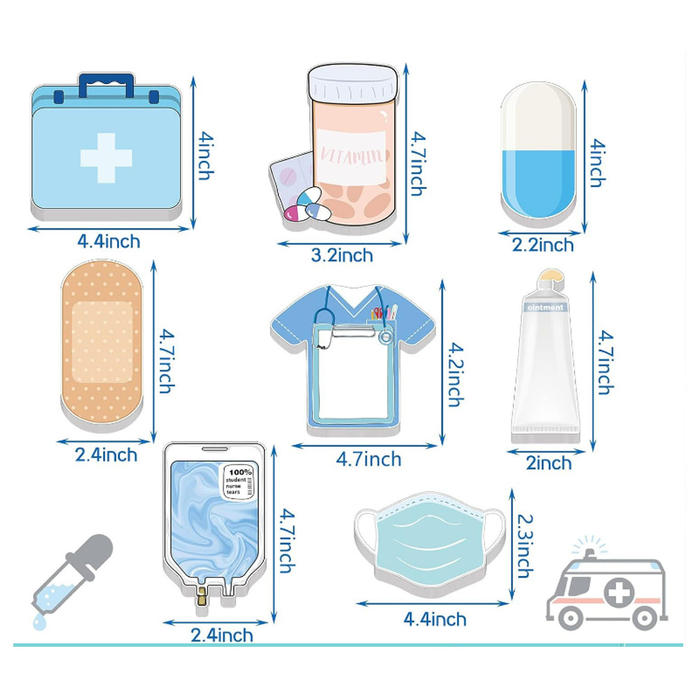 Promotional Medical Scrub Sticky Book - Image 3