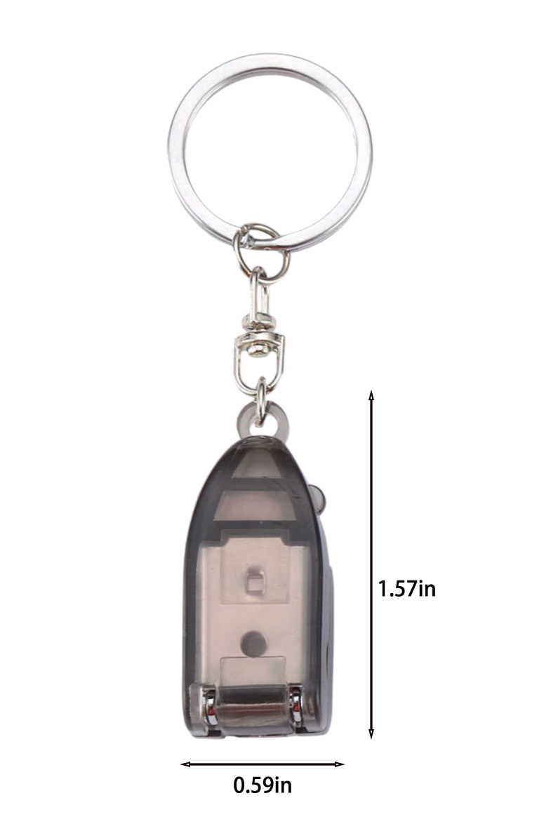 Portable Foldable Nail Clippers Keychain - Image 3