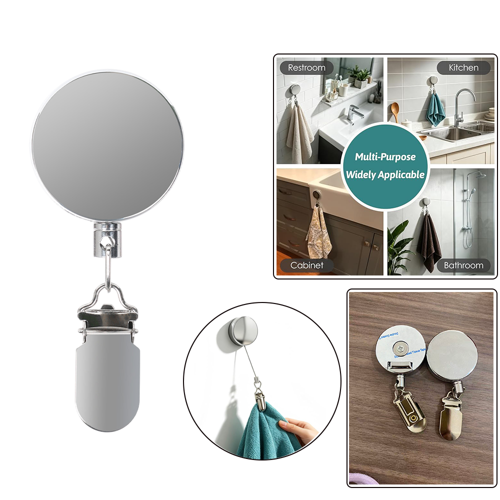 Metal Retractable Towel Clip - Image 2
