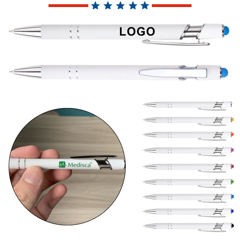 Custom Color Gel Pen with Stylus