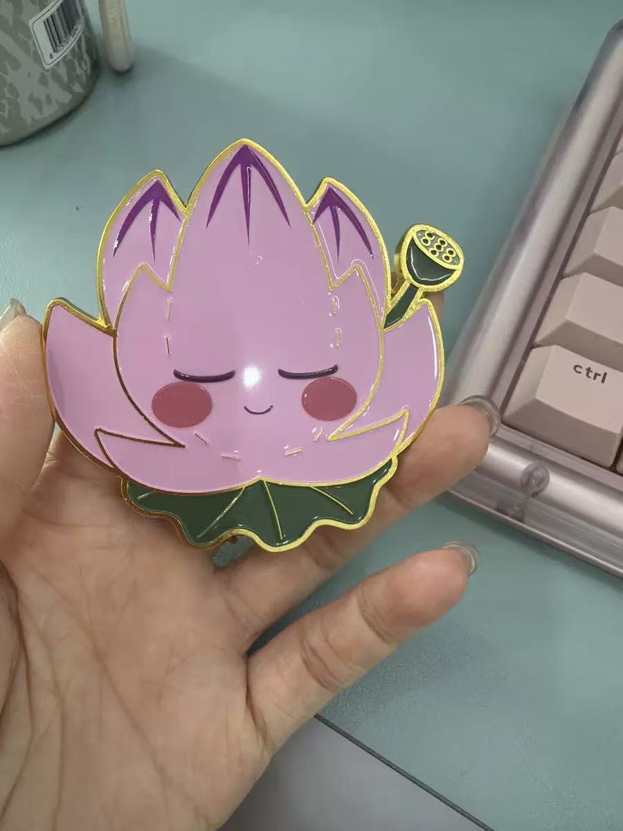 1" Hard Enamel Lapel Pin With Magnet - Image 4