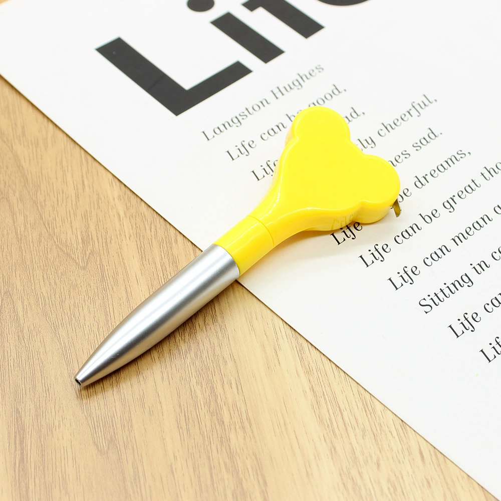 Ear-Shaped Ballpoint Pen with 39" Tape Measure - Image 6